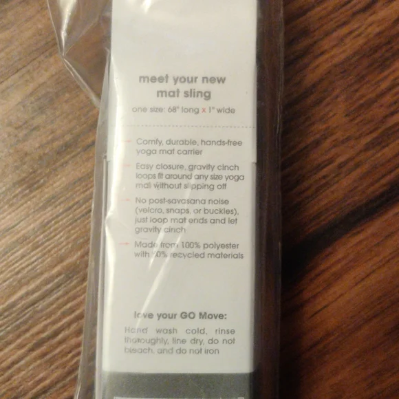 {Manduka} Navy Blue Yoga Mat Sling - Picture 3 of 5